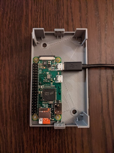 Raspberry Pi inside its case